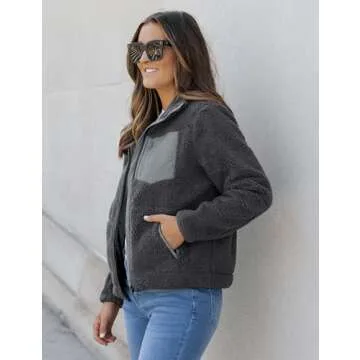 Luvamia Sherpa Women's Jacket - Cozy Winter Essential