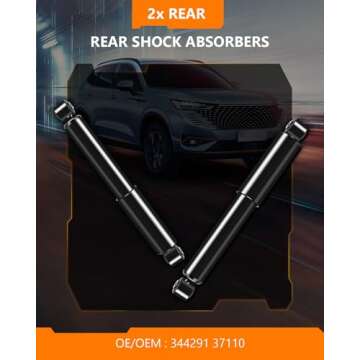 OCPTY Rear Shock Absorbers for Ford Freestar & Mercury Monterey - Pack of 2