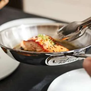 All-Clad D3 Stainless Steel Fry Pan Set, 2 Piece, Induction Safe