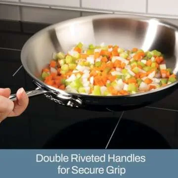 All-Clad D3 Stainless Steel Fry Pan Set, 2 Piece, Induction Safe