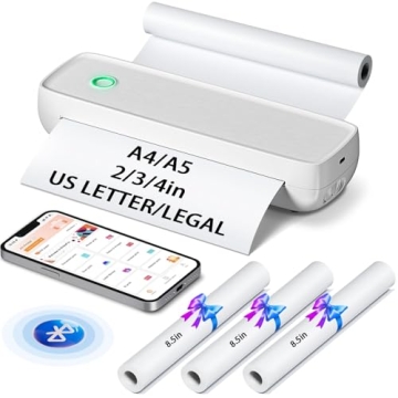 MinZhi Portable Thermal Printer - Compact, Inkless & Travel-Friendly