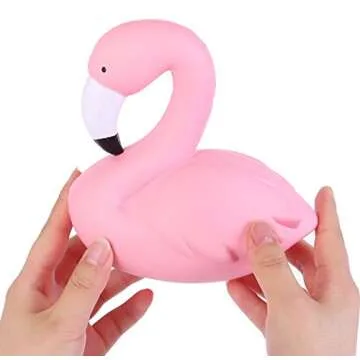 AOLIGE Jumbo Pink Flamingo Squishy - Stress Relief & Fun