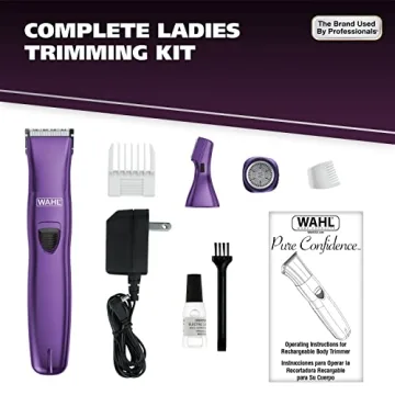 Wahl Rechargeable Electric Trimmer for Women's Grooming