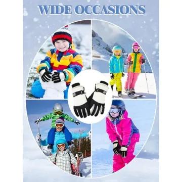 Kids Waterproof Winter Gloves for Outdoor Fun