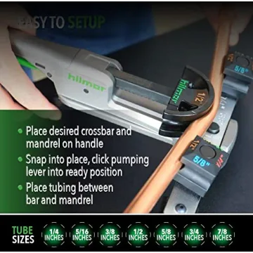 Hilmor Compact Tubing Bender Kit for HVAC Pros and DIY