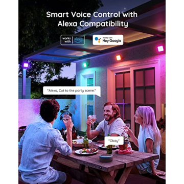 Govee RGBIC Flood Lights - Smart Outdoor Decoration