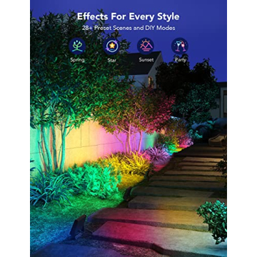 Govee RGBIC Flood Lights - Smart Outdoor Decoration