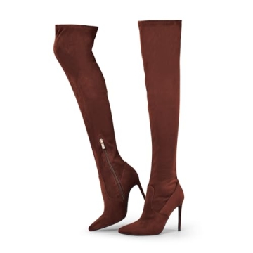 Elisabet Tang Thigh High Boots - Sexy 4.3" Stilettos for Women