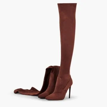 Elisabet Tang Sexy Thigh High Boots for Women - Size 7