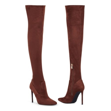 Elisabet Tang Sexy Thigh High Boots for Women - Size 7