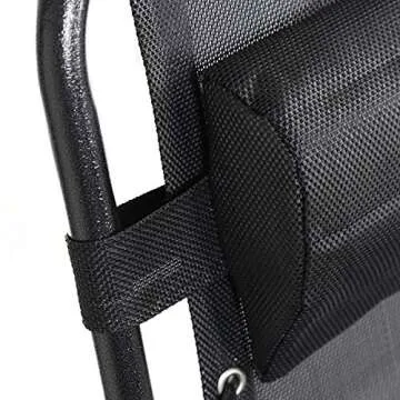 Flex HQ Zero Gravity Chairs Recliner Lounge Patio Chairs Set of 2 Black