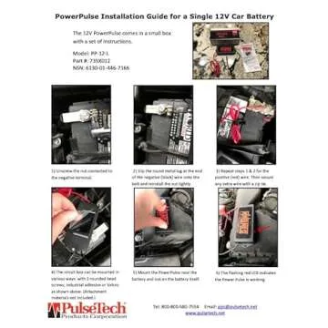 Pulsetech PowerPulse Battery Maintenance System for Longevity