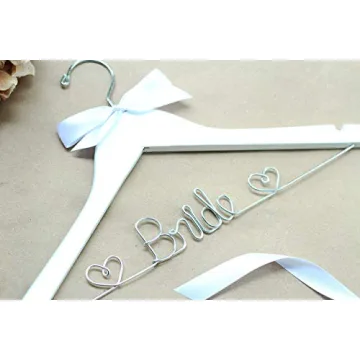 Bridal Hanger with Hearts - Perfect Wedding Gift