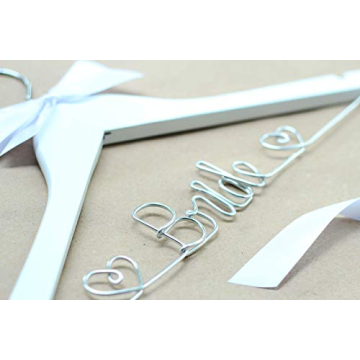 Bridal Hanger with Hearts - Perfect Wedding Gift