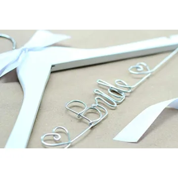 Bridal Hanger with Hearts - Perfect Wedding Gift