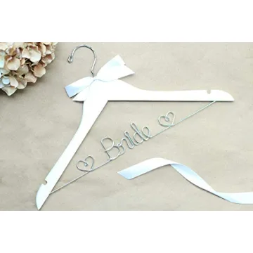 Bridal Hanger with Hearts - Perfect Wedding Gift