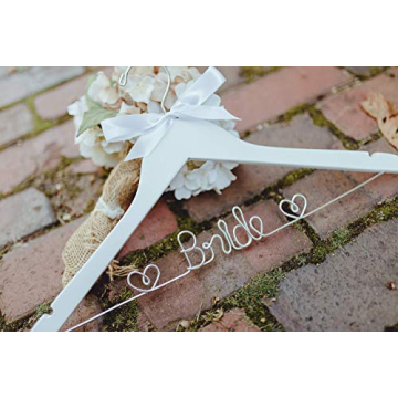 Bridal Hanger with Hearts - Perfect Wedding Gift
