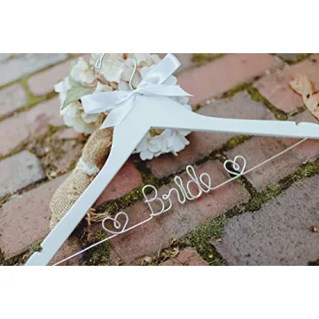 Bridal Hanger with Hearts - Perfect Wedding Gift