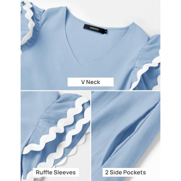 Stylish ZESICA Womens Summer Midi Dress for Any Occasion