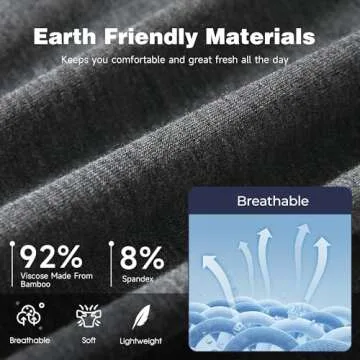 BAMBOO COOL Men's ComfortSoft Boxer Briefs for Everyday Ease