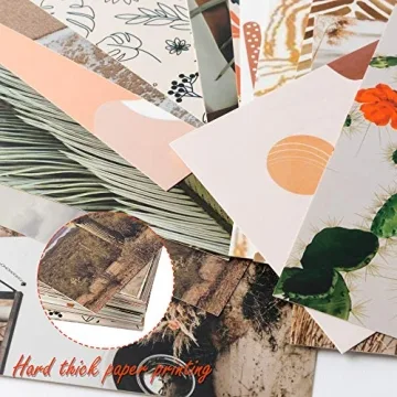 Boho Aesthetic Wall Collage Kit Peach Teal Decor Girls Teens