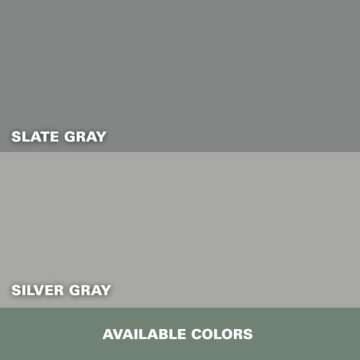 KILZ Low-Lustre Enamel Porch & Patio Latex Floor Paint, Interior/Exterior, Slate Gray, 1 Gallon