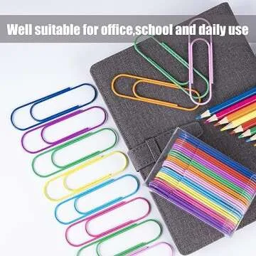 Jumbo Paper Clips - 40 Pcs 4 Inch Extra Large Holders