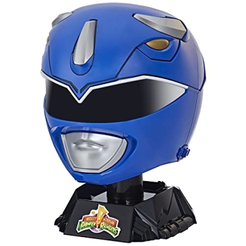 Power Rangers Lightning Collection Mighty Morphin Blue Ranger Premium Collector Helmet for Display a...