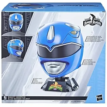 Power Rangers Lightning Collection Blue Ranger Helmet Display