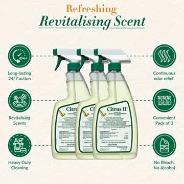 Citrus II Hospital Germicidal Cleaner - 3 Pack - 22 Fl Oz