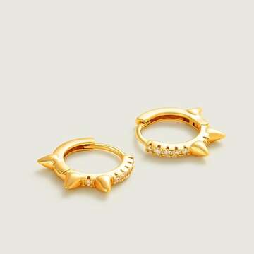 MEVECCO Gold Hoop Earrings for Women - Hypoallergenic & Stylish