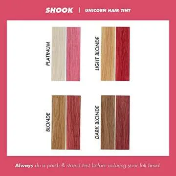 Lime Crime Pastel Colored Unicorn Hair Tint, Shook (Victorian Rose) - Damage-Free Semi-Permanent Hair Color Conditions & Moisturizes - Temporary Hair Dye Kit Has Sugary Citrus Vanilla Scent - Vegan
