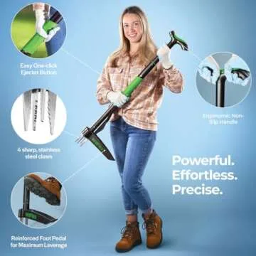 Innovative Adjustable Weed Puller Tool for Easy Gardening