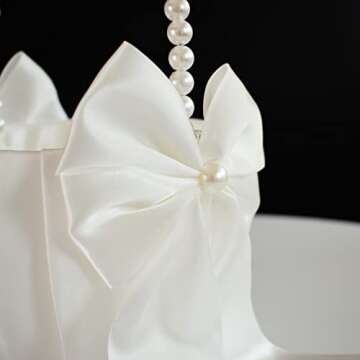 ATAILOVE Flower Girl Basket for Elegant Weddings