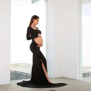 Elegant Maternity Dress for Stunning Photoshoots