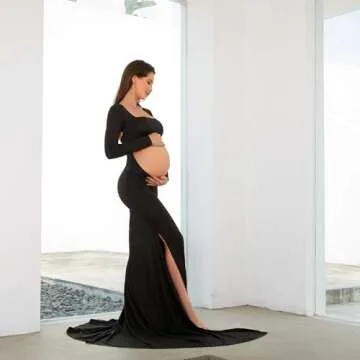 Elegant Maternity Dress for Stunning Photoshoots
