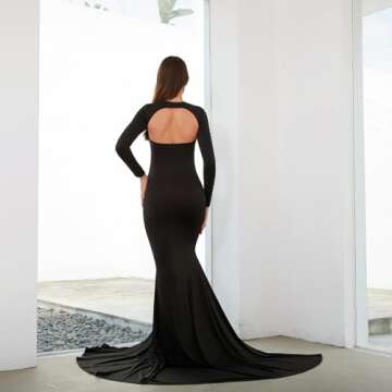Elegant Maternity Dress for Stunning Photoshoots