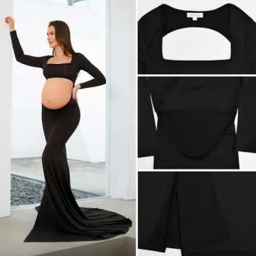 Elegant Maternity Dress for Stunning Photoshoots