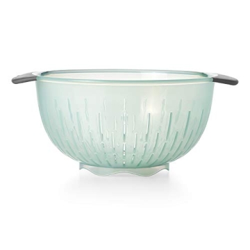 OXO Good Grips Nesting Bowl and Colander Set Sea Glass