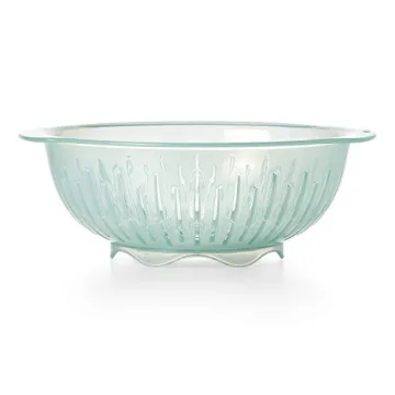 OXO Good Grips Nesting Bowl and Colander Set Sea Glass