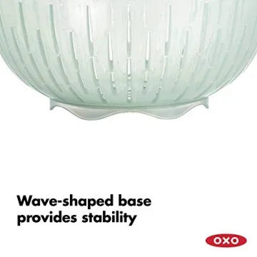 OXO Good Grips Nesting Bowl and Colander Set Sea Glass