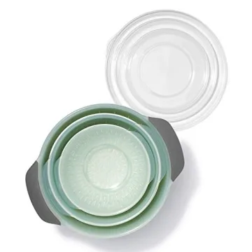 OXO Good Grips Nesting Bowl and Colander Set Sea Glass