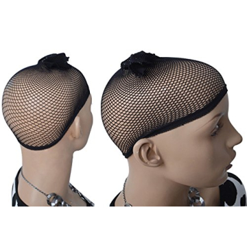 Anogol Short Green Wavy Cosplay Wig for Anime Costumes