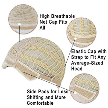 Anogol Short Green Wavy Cosplay Wig for Anime Costumes