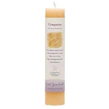 Reiki Energy Charged Compassion Candle for Mindfulness