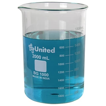 Durable United Scientific Borosilicate Glass Beaker 2000mL