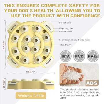 KADTC Dog Maze Puzzle Toy for Interactive Fun and Stimulation