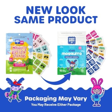 BuzzPatch Mosquito Stickers for Kids - Safe, Natural Protection