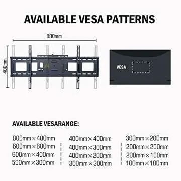 FORGING MOUNT Long Extension TV Mount, Heavy Duty Dual Arm Full Motion TV Wall Mount Bracket with 43 inch Long Arm,Fits 50 to 90 Inch LCD, OLED 4K Flat/Curve TVs, Holds up to 165 lbs,VESA800x400mm