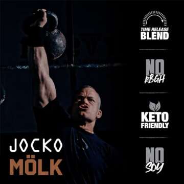 Jocko Fuel Protein 2 Pack Bundle - Jocko Mölk Chocolate + Vanilla (2 Flavors) (2lb Each)